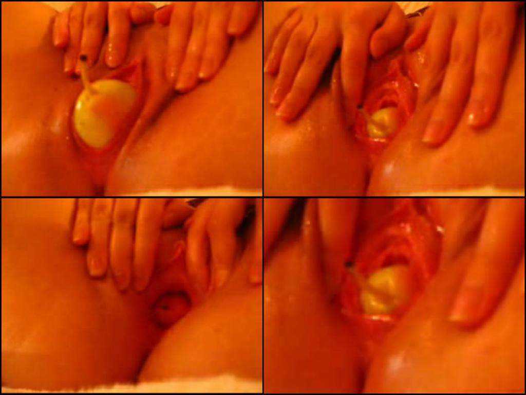 Crazy pear pussy insertion webcam