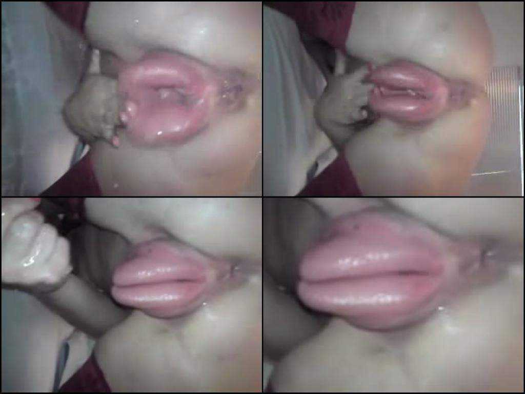 Devil size pumped pussy lips