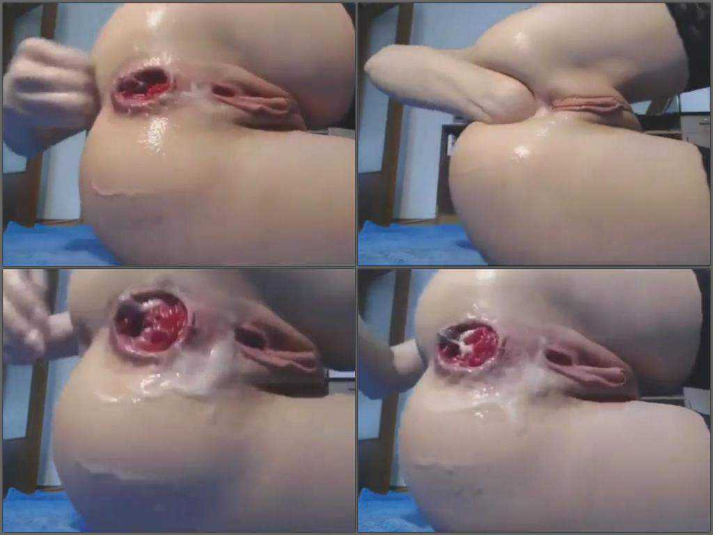 Ella Gilbert anal rosebutt ruined herself very closeup webcam
