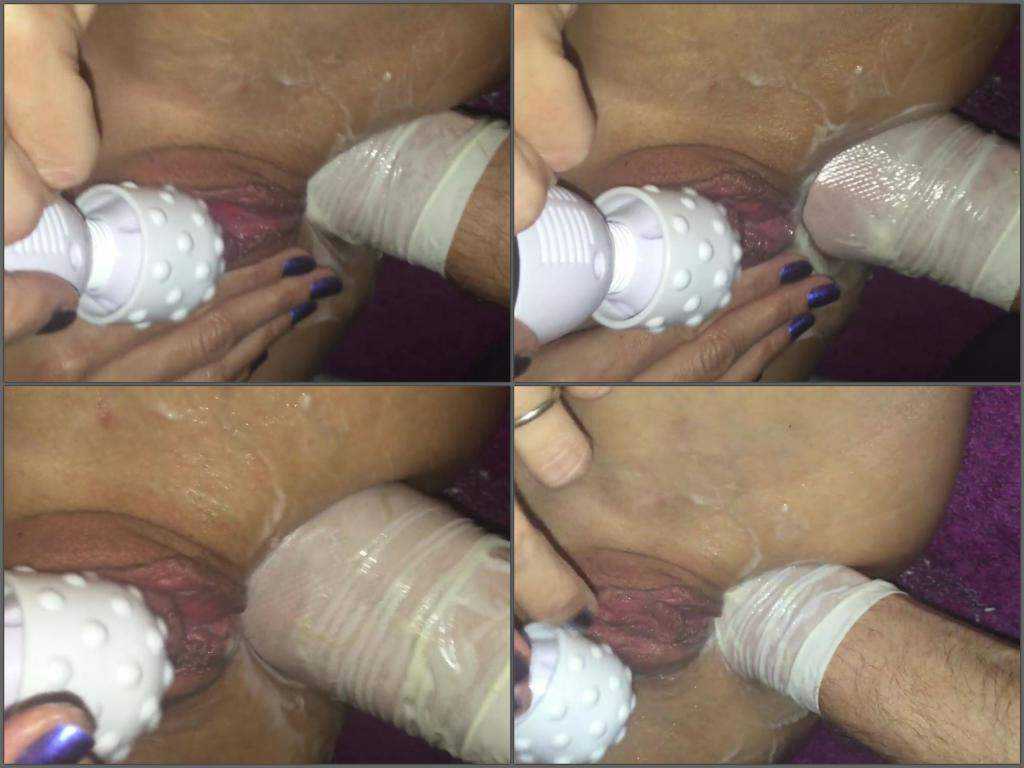 Fisting ass awesome milf with wet hole