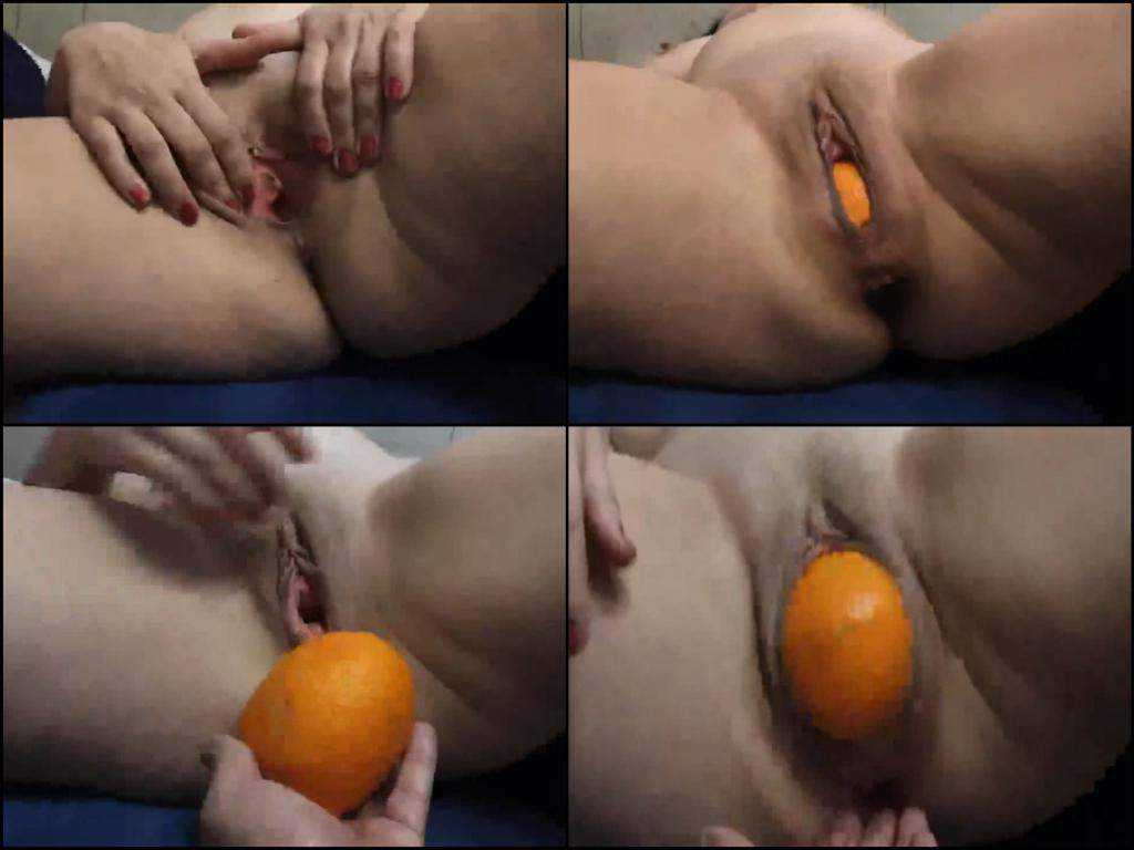 Hot teen amateur Big Orange in pussy