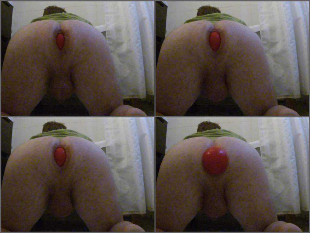 Husband penetration really huge ball in anus