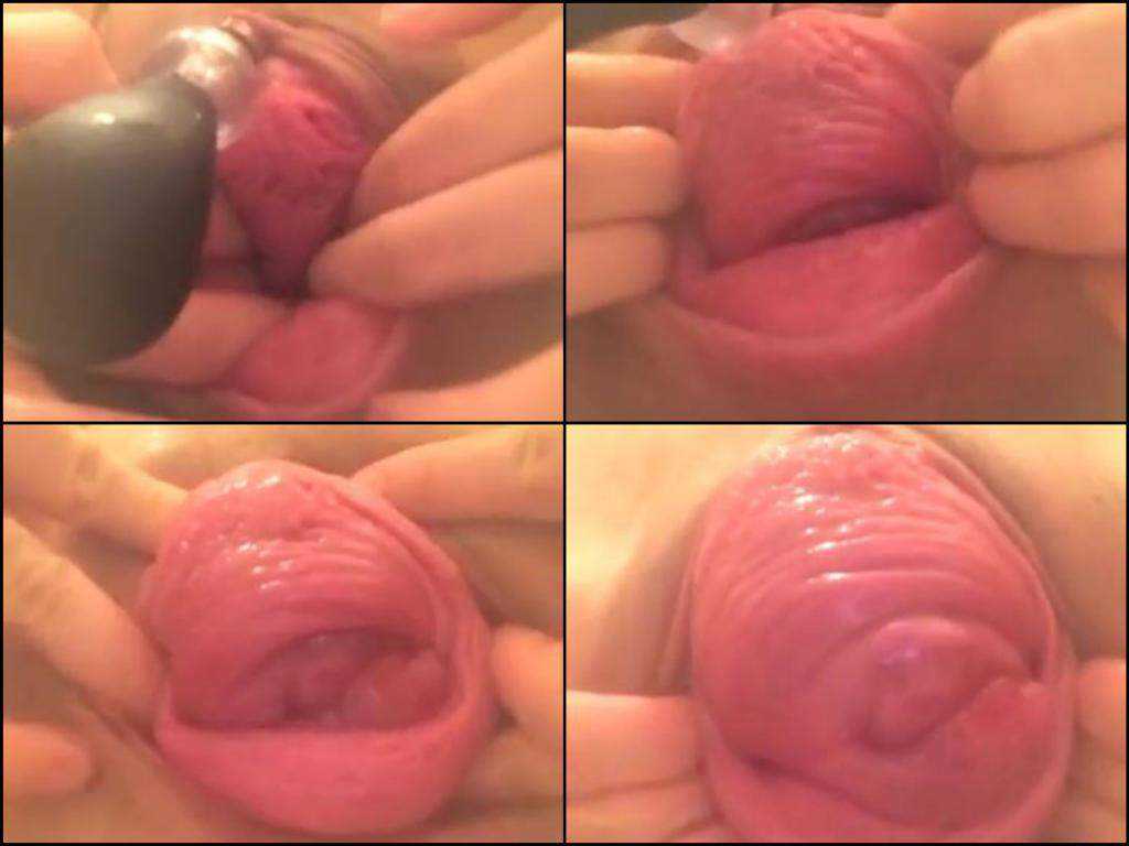 Japanese girl with colossal cervix and clip pumping