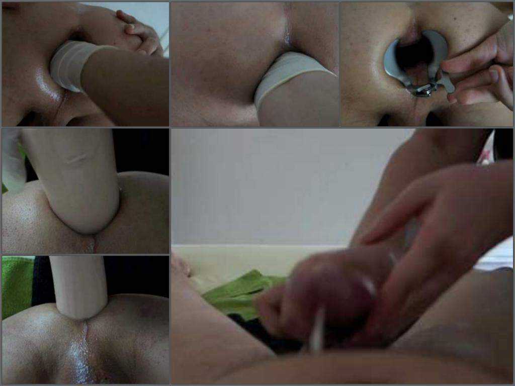Amateur speculum and fisting femdom porn close-up
