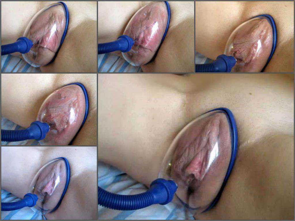 Closeup POV vaginal pump video with my wife