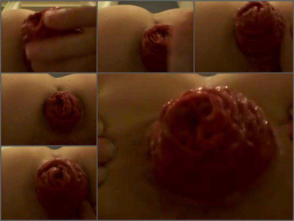 Closeup – Fantastic closeup amateur big ass girl games with her monster anal prolapse