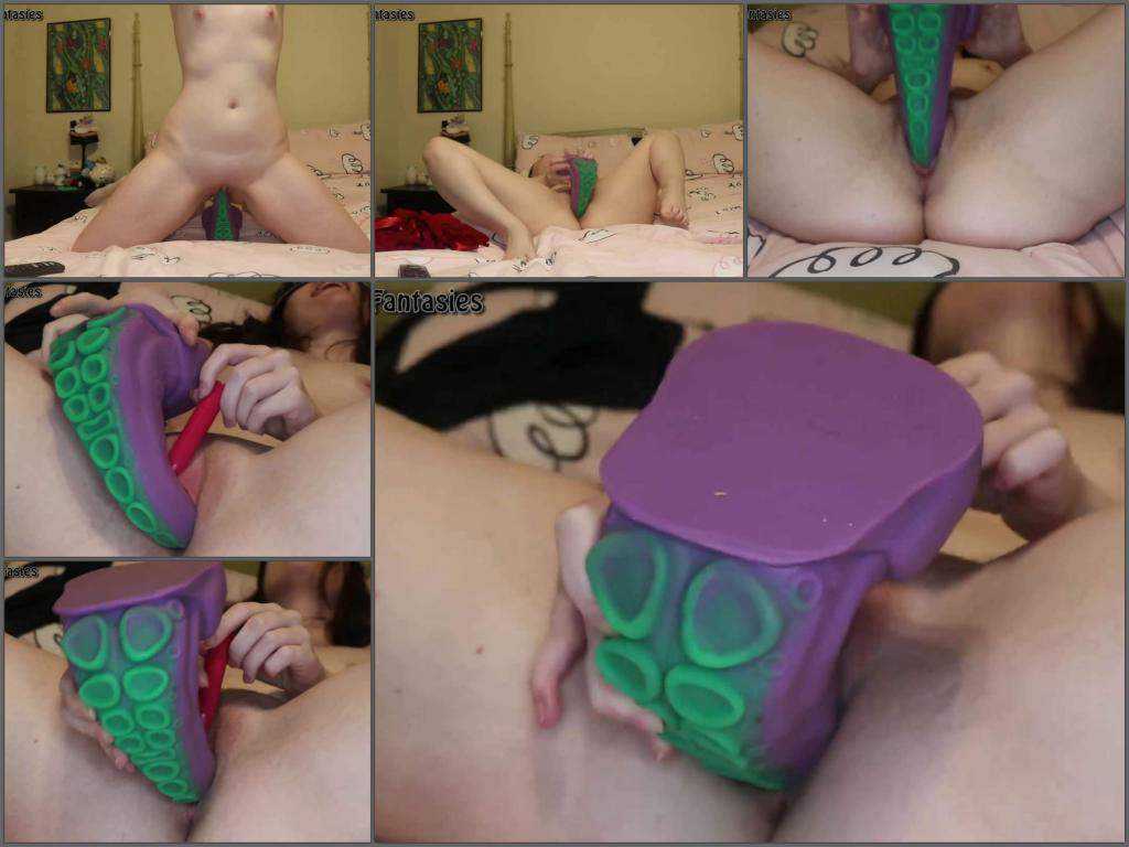Webcam – Webcam girl FullOfFantasies new tentacle dildo vaginal play