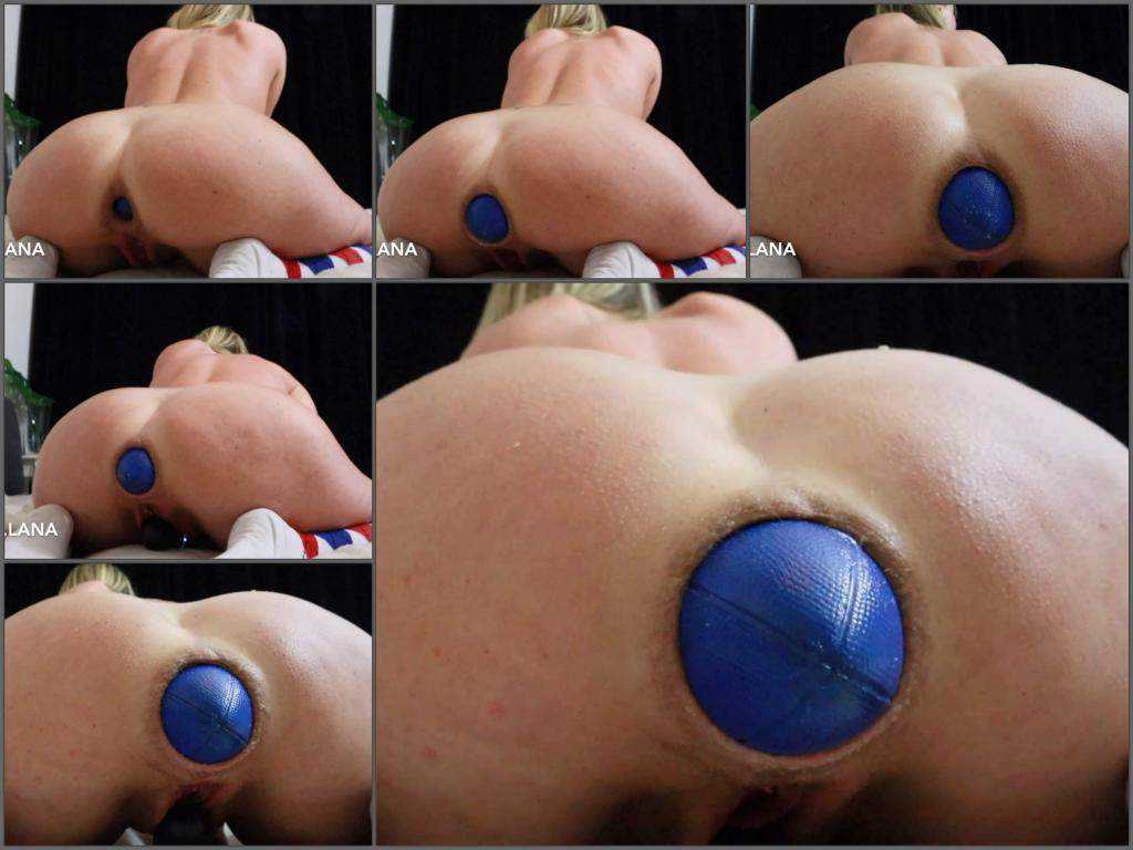Webcam – Helena Lana giant baseball ball fully anal penetration very closeup