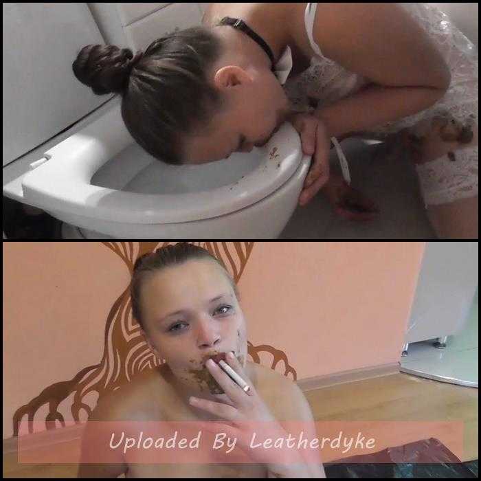 Smoking after eated shit and licked toilet bowl with Mistress | Full HD 1080p | July 30, 2020
