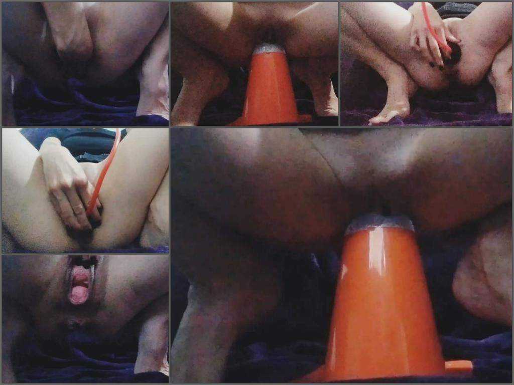 traffic cone penetration,road cone porn,dildo penetration,pussy fisting,fisting video,girl gets fisted,full hd xxx