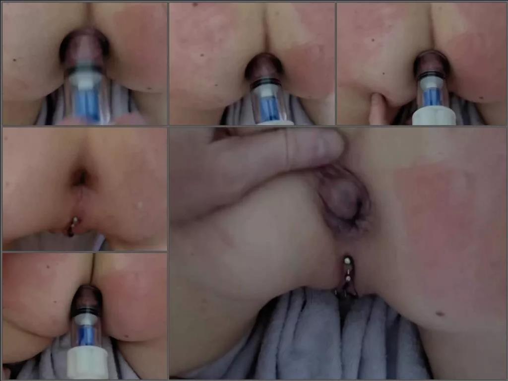 Piercing labia – Amateur POV wife pump her rosebutt anal fantastic close-up