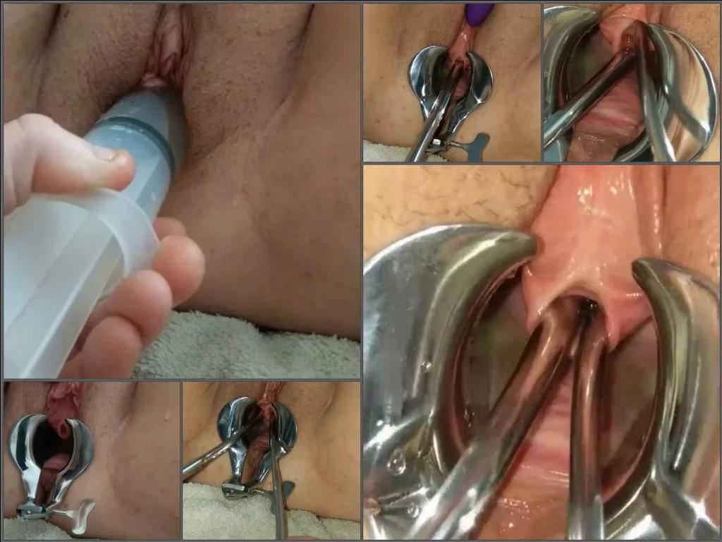 Peehole insertion – Urethral_play vaginal injection and double peehole fuck closeup