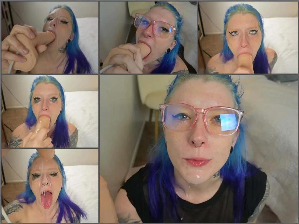 Deepthroat fuck – Miss Ellie worthless fuckmeat deep facefuck and facial – Premium user Request