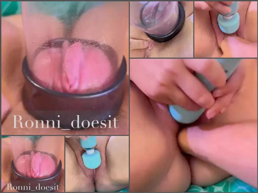 Amateur – Piper Gutz Pussy pump makes me so horny! Then I get fisted closeup!