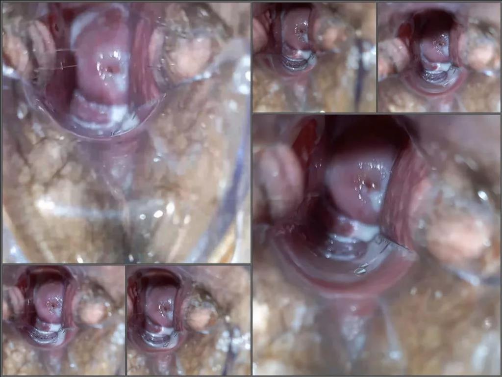 Speculum examination – RitaOrgasmic Pulsating orgasm inside pussy with endoscope