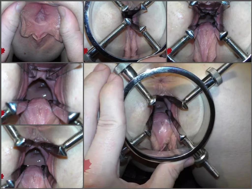 Large labia – New pornstar Close Up Extreme speculum examination sex video